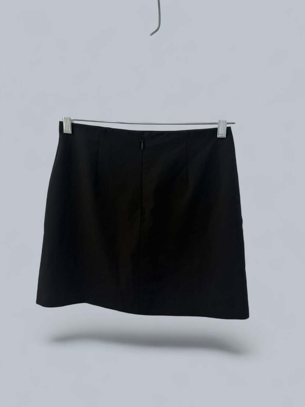 Aritzia Sunday Best Tatiana Skirt Black Mini Skirt with Slit - Picture 6 of 11